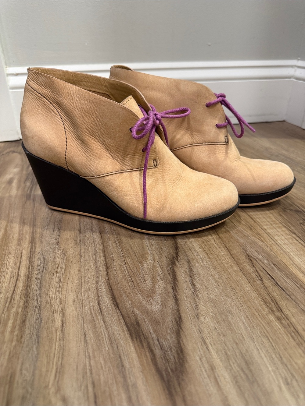 Cole Haan Britt chukka ankle bootie wedge
